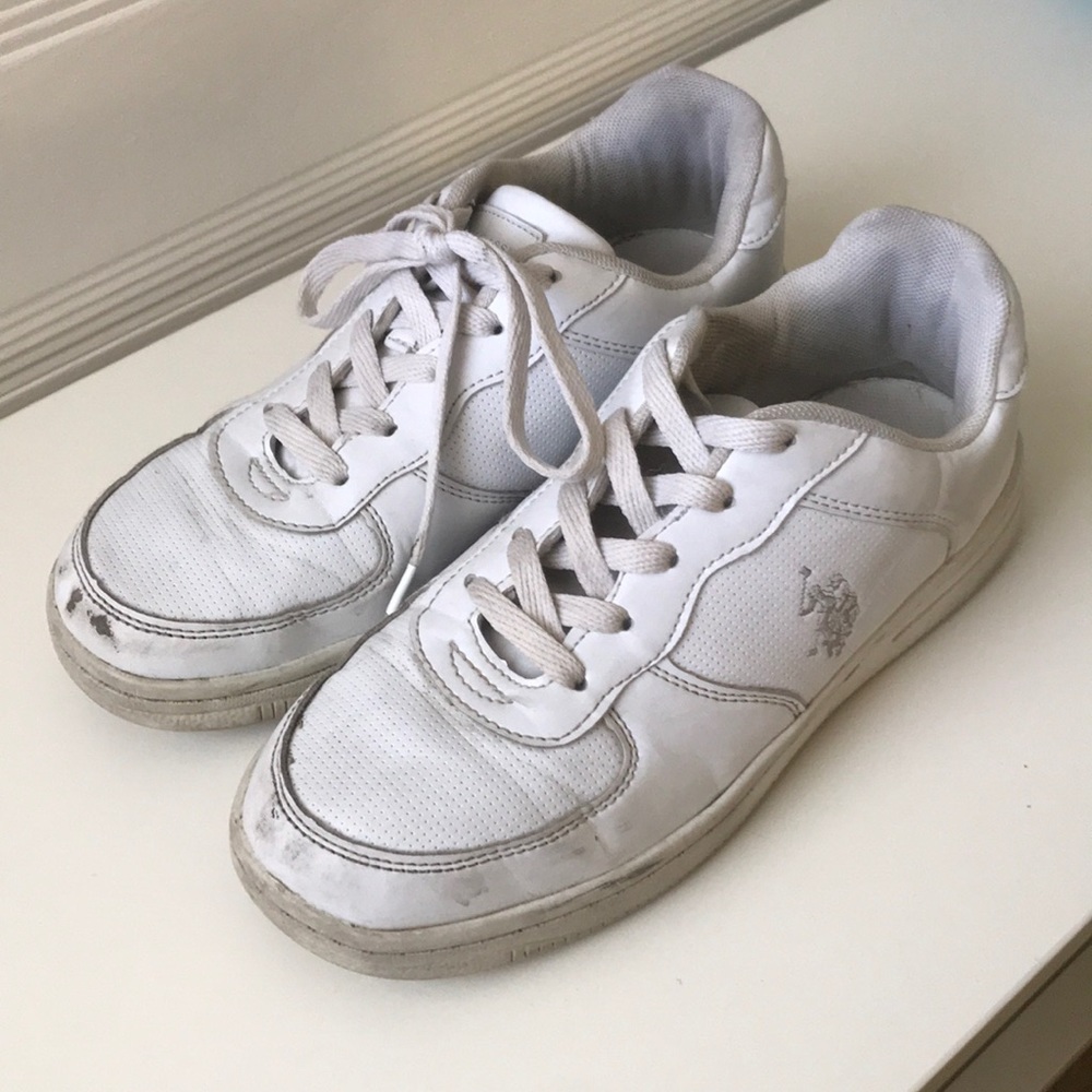 white U.S. Polo Assn. shoes !!!!